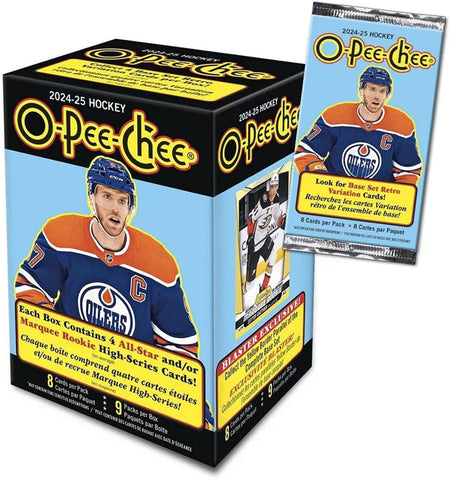 Upper Deck: 2024-25 O-Pee-Chee Blaster Box - 9 Packs Sports Cards Upper Deck