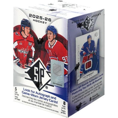 Upper Deck: 2025-26 SP Hockey Blaster Box (8 Packs) Sports Cards Upper Deck