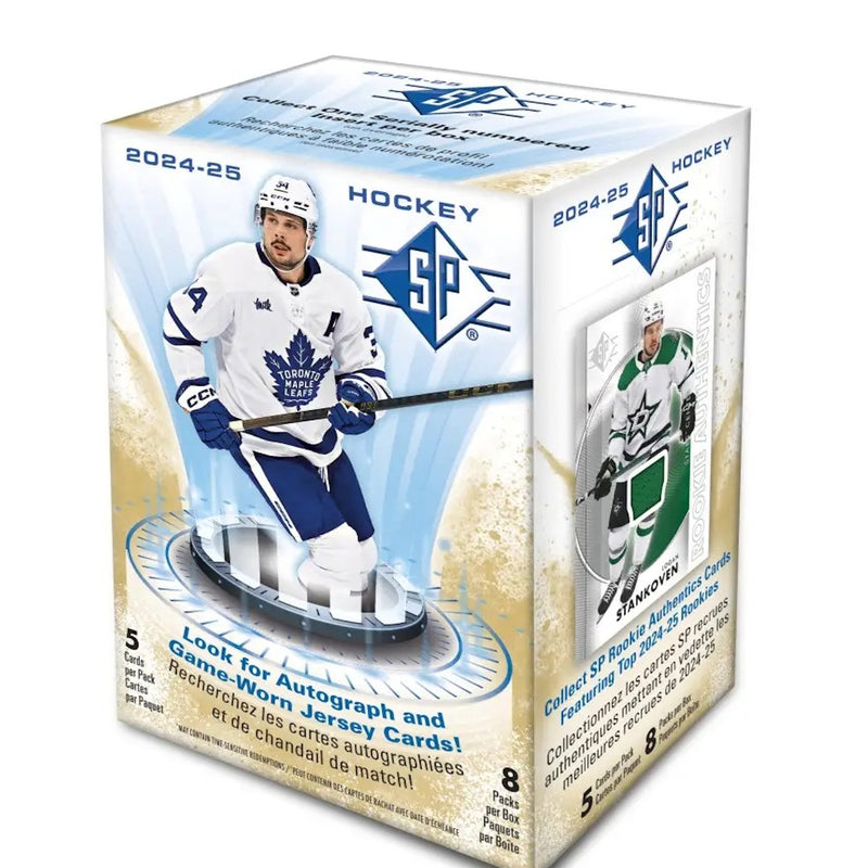 Upper Deck: 2024-25 SP Hockey Blaster Box (8 Pack) Sports Cards Upper Deck