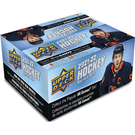 Upper Deck Series One Hockey 2021/22 Retail Box - 24 Packs Sports Cards Upper Deck