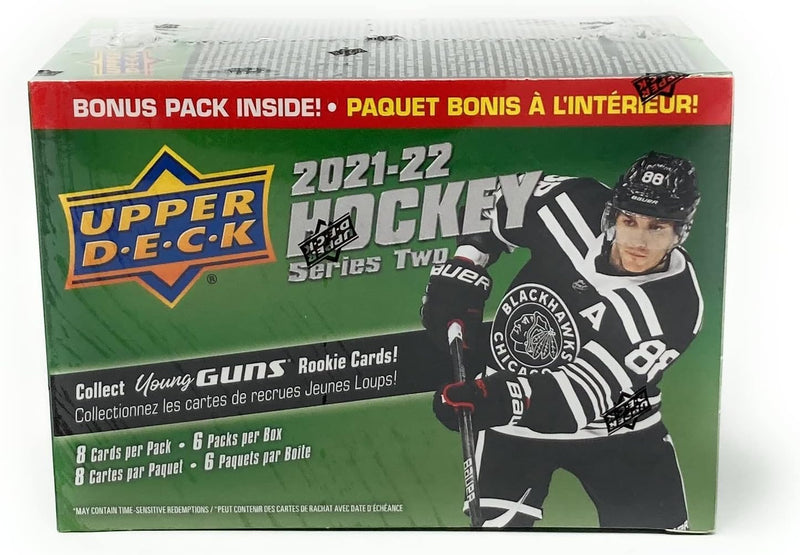 2021-22 Upper Deck Series 2 Hockey - Blaster Box (48 Cards) Sports Cards Upper Deck