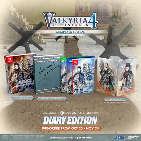 Valkyria Chronicles 4 Complete Edition Diary Edition - Limited Run #255 [Nintendo Switch] Nintendo Switch Collector Limited Run Games