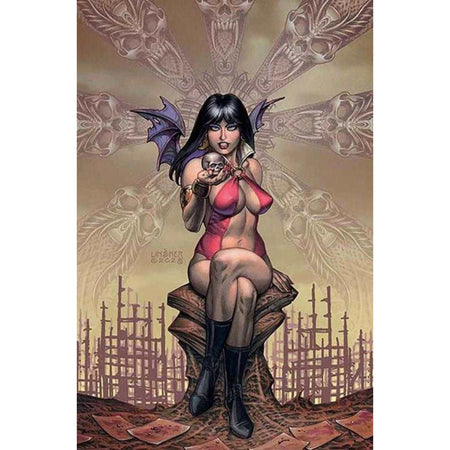 Vampirella Armageddon: #1 [Joseph Michael Linsner CVR Q - 1:15] 2025 Comics IDW Publishing