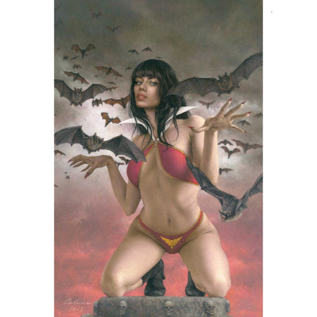 Vampirella Halloween Horror: #1 [Celina CVR K Virgin - 1:10] 2025 Comics Dynamite Entertainment