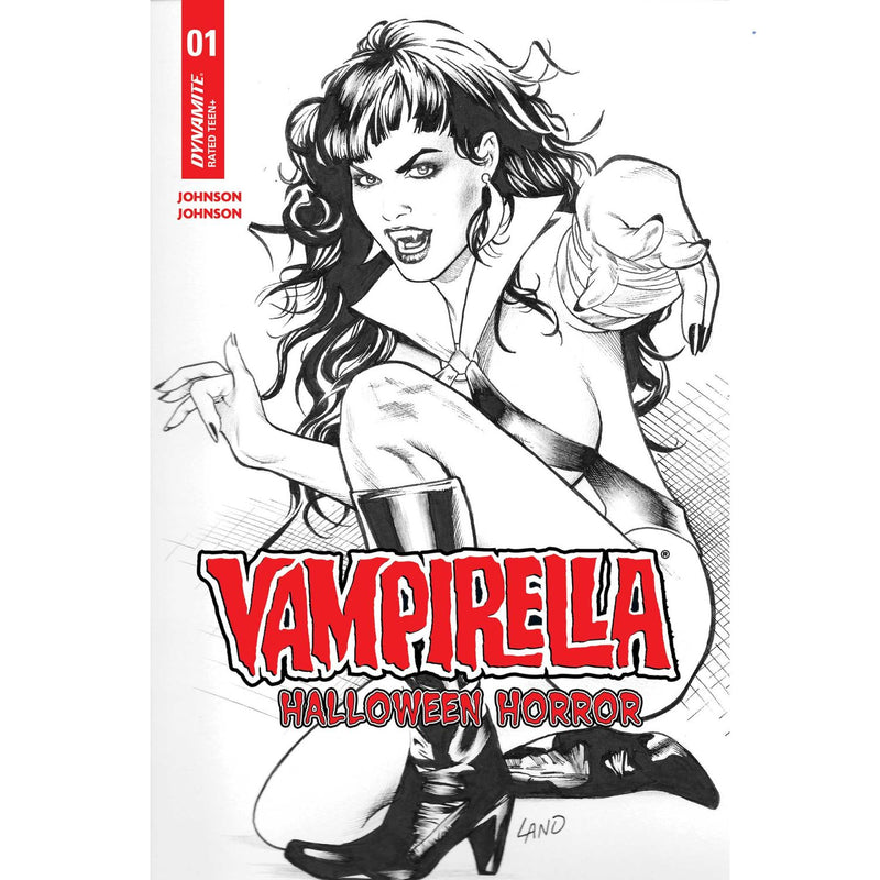 Vampirella Halloween Horror: #1 [Greg Land CVR Q Line Art - 1:7] 2025 Comics Dynamite Entertainment
