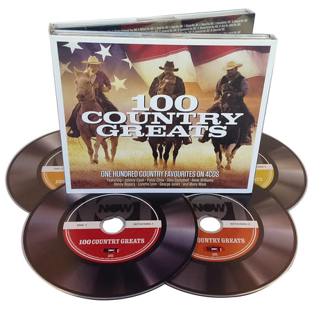 Various Artists: 100 Country Greats - 4CD Set [Audio CD] Music (CD) Not Now Music