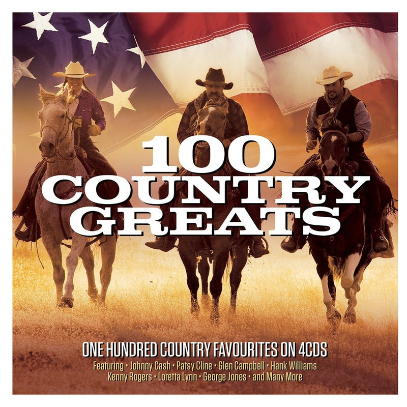 Various Artists: 100 Country Greats - 4CD Set [Audio CD] Music (CD) Not Now Music