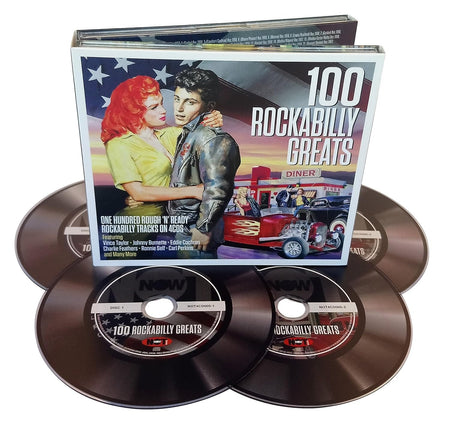 Various Artists: 100 Rockabilly Greats - 4CD Set [Audio CD] Music (CD) Not Now Music