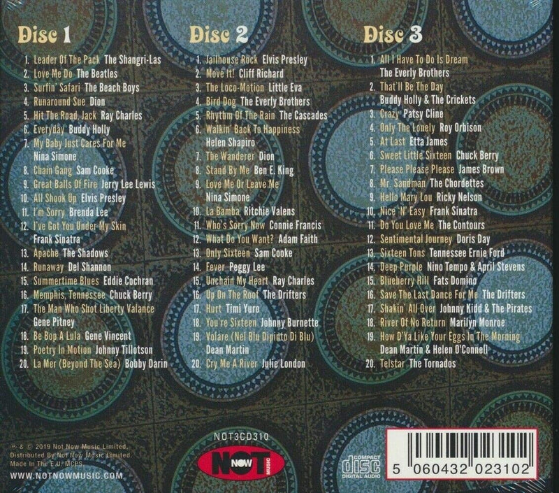 Various Artists: Golden Oldies - 3CD Set [Audio CD] Music (CD) Not Now Music