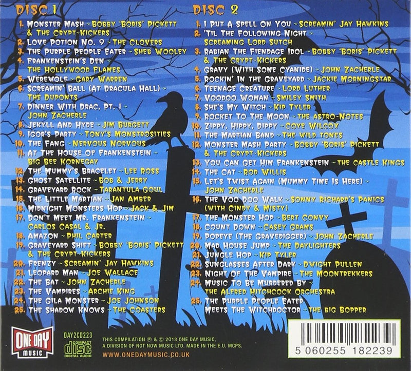 Various Artists: The Best Of Halloween - 2CD Set [Audio CD] Music (CD) Not Now Music