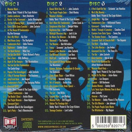 Various Artists: The Best Of Horror - 3CD Set [Audio CD] Music (CD) Not Now Music