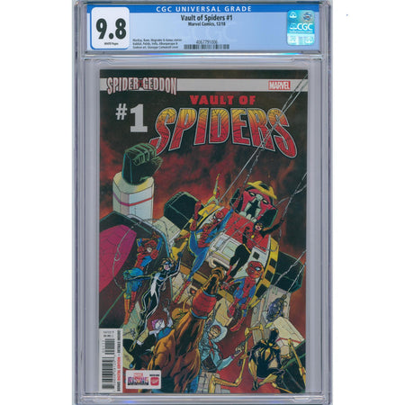 Vault of Spiders: #1 CGC 9.8 [Giuseppe Camuncoli CVR A] 2018 Comics Marvel Comics