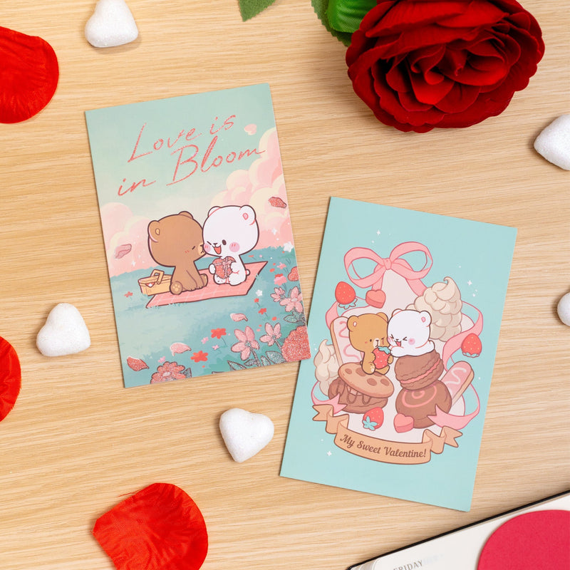 Milk Mocha Bear: Valentine's Day Card - My Sweet Valentine Greeting & Note Cards Milk Mocha Bear