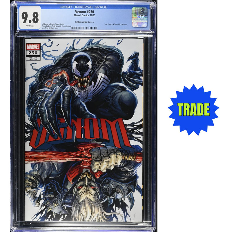 Venom: #250 [Tyler Kirkham CGC 9.8 Shopville Exclusive] 2025