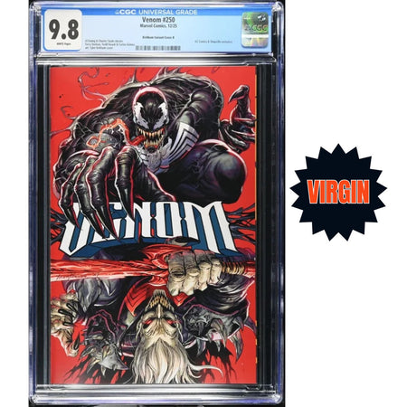 Venom: #250 [Tyler Kirkham CGC 9.8 Red Shopville Exclusive] 2025 Comics Marvel Comics