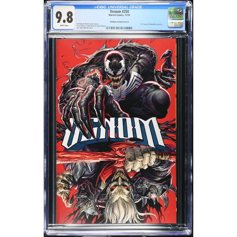 Venom: #250 [Tyler Kirkham CGC 9.8 Red Shopville Exclusive] 2025