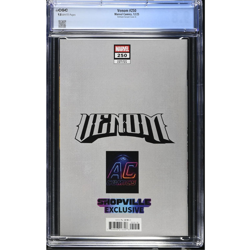 Venom: #250 [Tyler Kirkham CGC 9.8 Shopville Exclusive] 2025