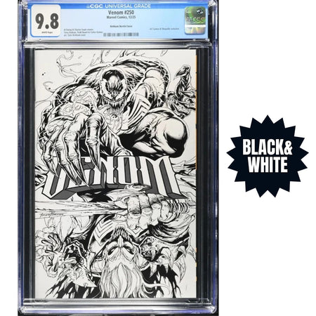Venom: #250 [Tyler Kirkham CGC 9.8 Sketch Shopville Exclusive] 2025 Comics Marvel Comics