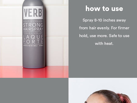 VERB: Strong Hairspray - 230ml [Beauty] Hair Care VERB   