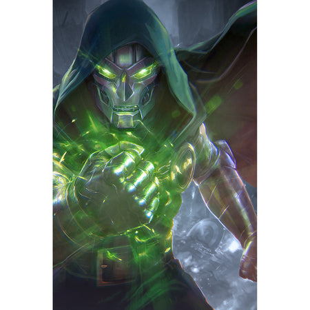 Will of Doom #1 [Tiago da Silva Silver Virgin Foil Shopville x MegaCon Exclusive CVR] 2026 Comics Marvel Comics