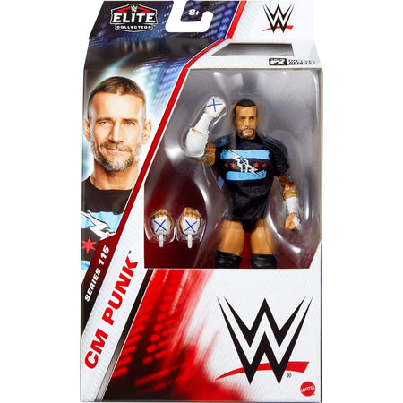 WWE Elite Collection: CM Punk Action Figure - Series #115 Toys & Games Mattel