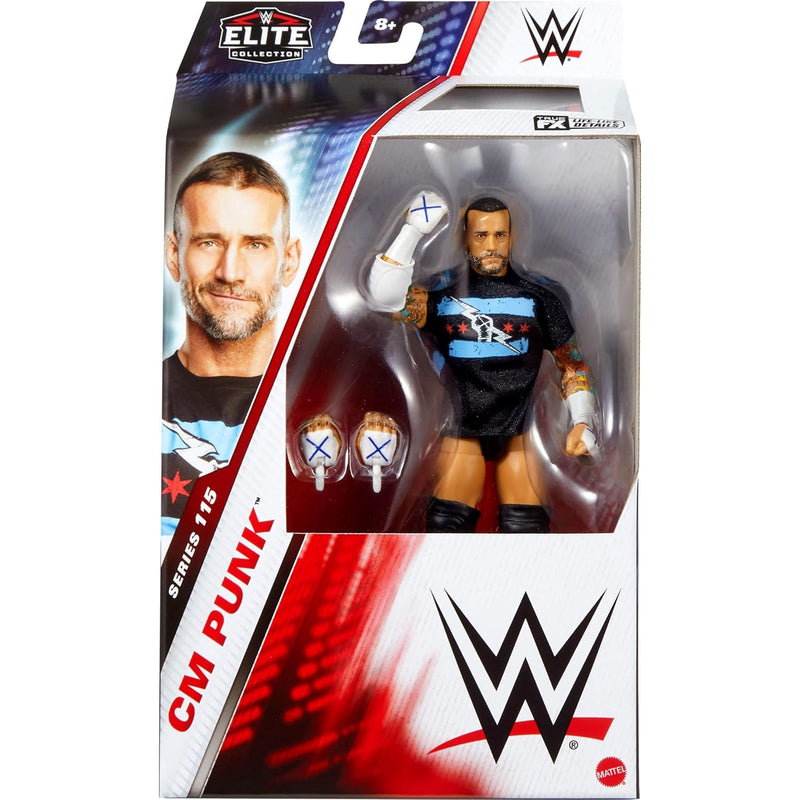 WWE Elite Collection: CM Punk Action Figure - Series #115 Toys & Games Mattel