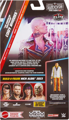 WWE Elite Collection Survivor Series: War Games Cody Rhodes - Camo Face Paint Figure Toys & Games Mattel