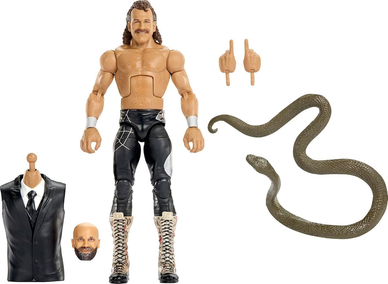 WWE Elite Collection: Wrestle Mania - Jake The Snake Roberts - BAF Sam Roberts Toys & Games Mattel