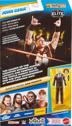 WWE Elite Collection: Wrestle Mania -John Cena - BAF Sam Roberts Toys & Games Mattel