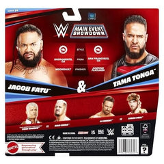 WWE Main Event Showdown: Tama Tonga and Jacob Fatu Figure 2 Pack - Series 24 Toys & Games Mattel