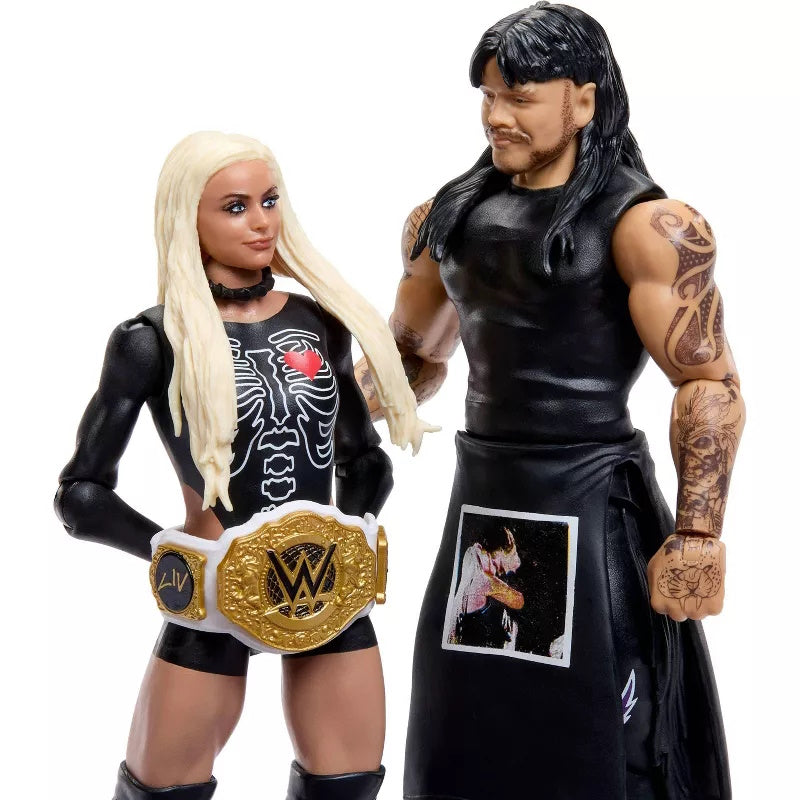 WWE Main Event Showdown: Dominik Mysterio and Liv Morgan Figure 2 Pack - Series 25 Toys & Games Mattel