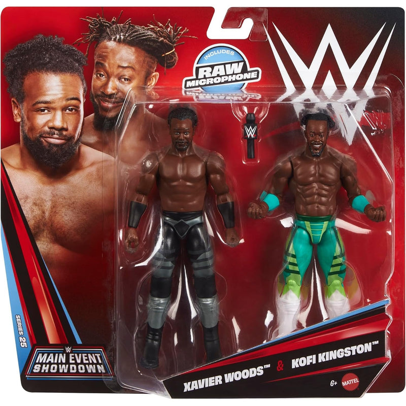 WWE Main Event Series: Kofi Kingston and Xavier Woods - 2 Figure Pack Toys & Games Mattel