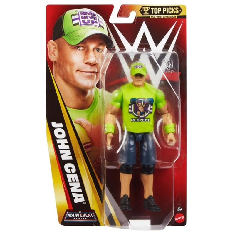 WWE Main Event Top Picks: John Cena Figure Toys & Games Mattel