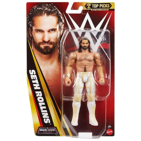 WWE Main Event Top Picks: Seth Rollins Figure Toys & Games Mattel