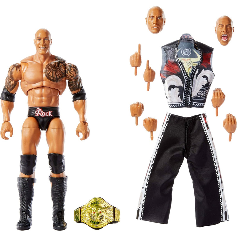 WWE Ultimate Edition: The Rock Action Figure Toys & Games Mattel