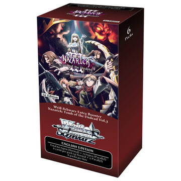 Weiss Schwarz TCG: Nazarick Tomb of the Undead Vol.3 Extra booster - 6 Packs Card Game Bushiroad