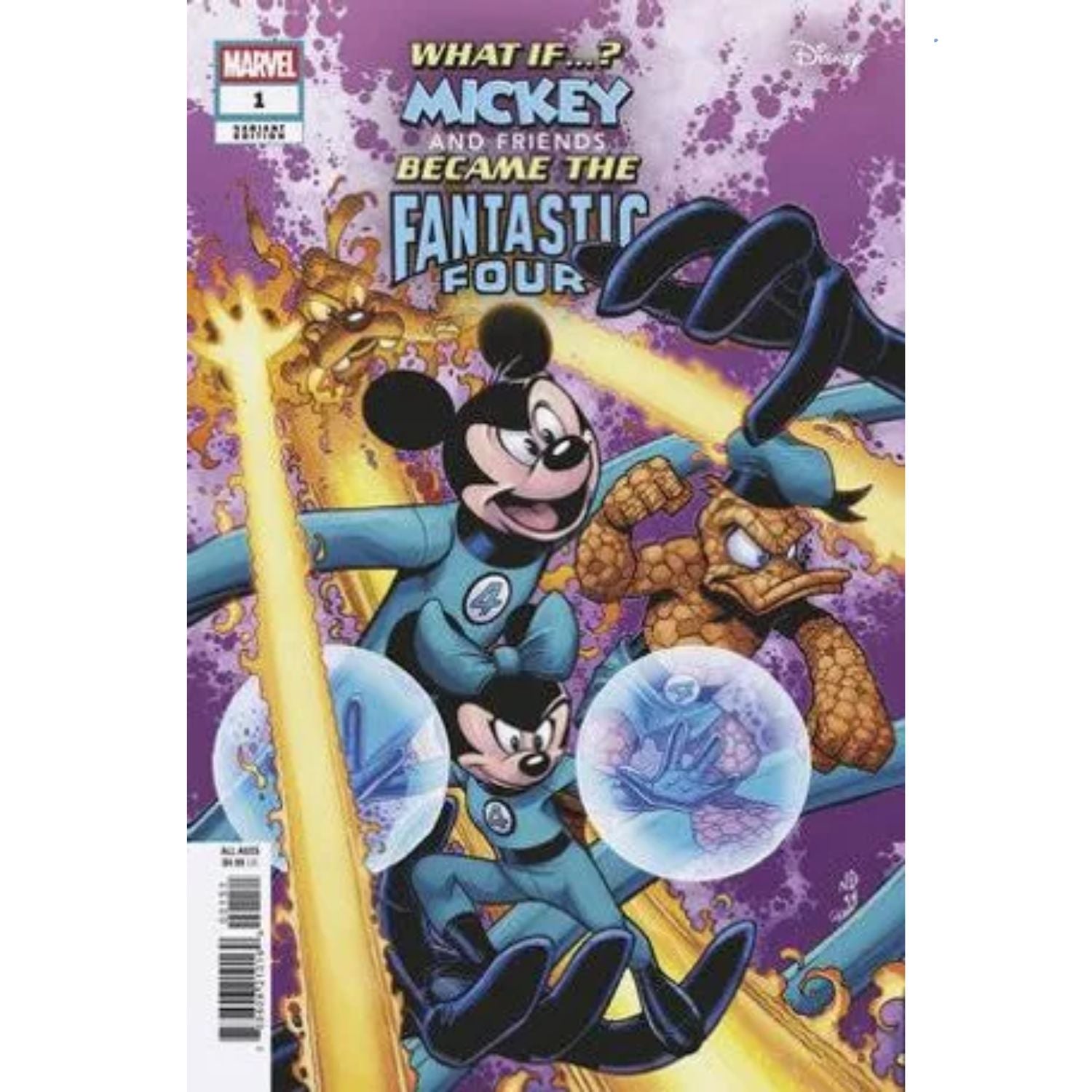 What If? Mickey Mouse Became the Fantastic Four: #1 [Bradshaw CVR E] 2025 Comics Marvel Comics