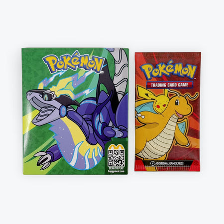 Pokemon x McDonald's Happy Meal Toy 2025 - Miraidon Sticker Activity Sheet and Booster Pack