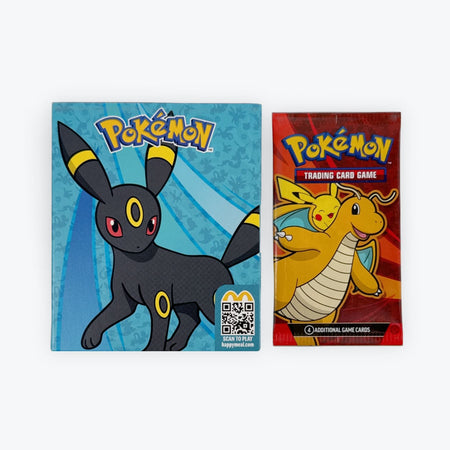 Pokemon x McDonald's Happy Meal Toy 2025 - Umbreon Sticker Activity Sheet and Booster Pack