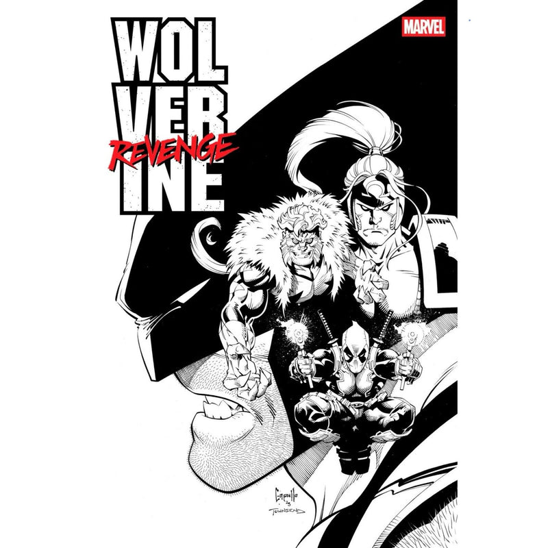 Wolverine: Revenge - Red Band: #1 [Greg Capullo B&W Polybagged] 2025 Comics Marvel Comics