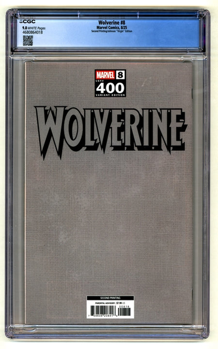 Wolverine: #8 [Johnson CGC 9.8 2nd Print -1:25] 2025 Comics Marvel Comics