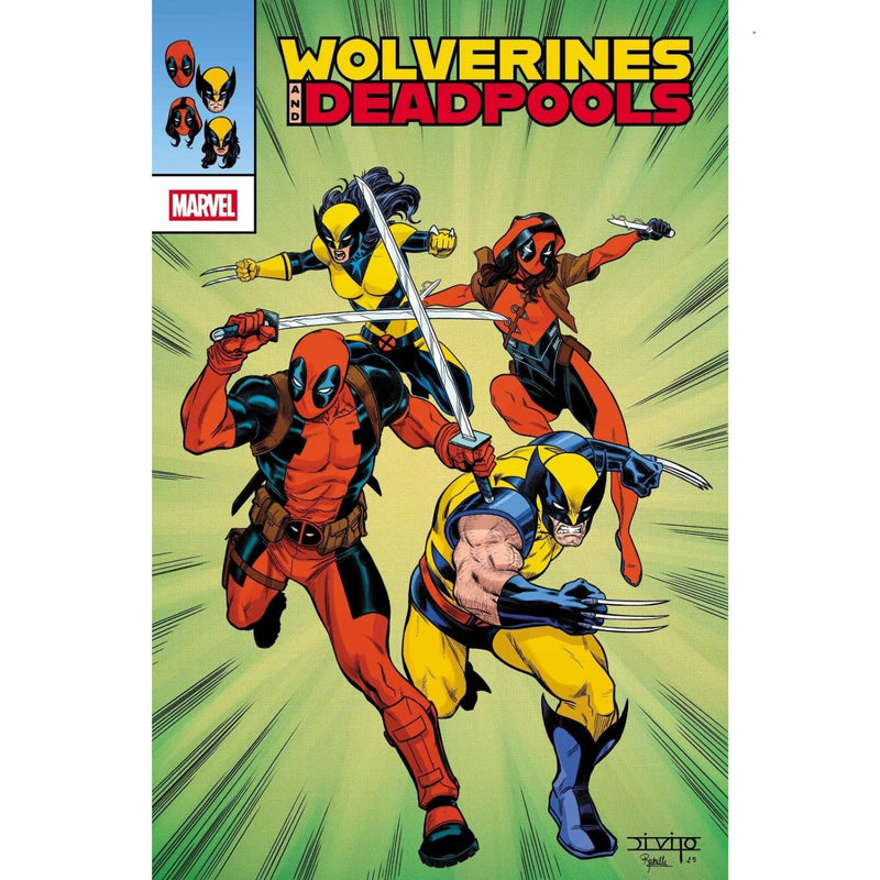 Wolverines and Deadpools: #1 [Andread Di Vito Retrovision CVR] 2025 Comics Marvel Comics
