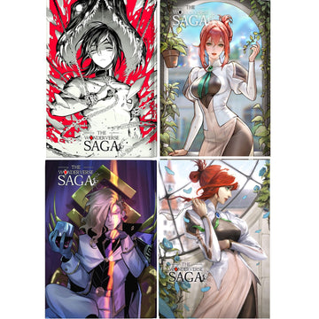 Wonderverse Saga #1: Hardcover Collector's Editions - All 4 Books Manga The Art of Rachta Lin