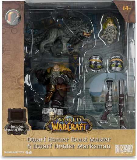 World of Warcraft: Dwarf Hunter Beast Master/Marksman (1:12 Scale) Toys & Games McFarlane Toys