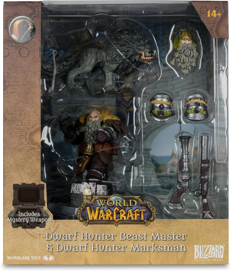 World of Warcraft: Dwarf Hunter Beast Master/Marksman (1:12 Scale) Toys & Games McFarlane Toys