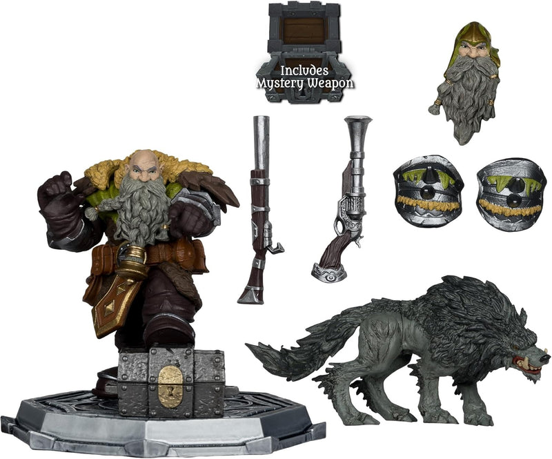 World of Warcraft: Dwarf Hunter Beast Master/Marksman (1:12 Scale) Toys & Games McFarlane Toys