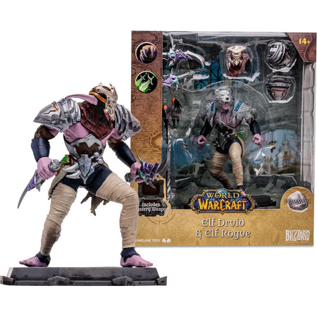 World of Warcraft Elf: Druid/Rogue Figure Common - 1:12 Scale Toys & Games McFarlane Toys