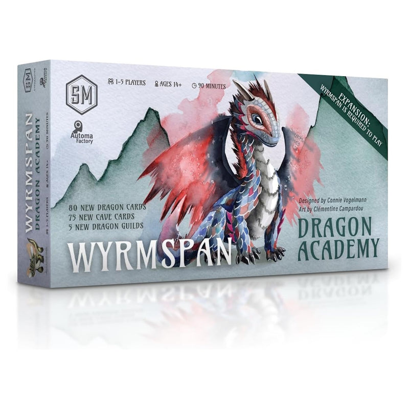 Wyrmspan: Dragon Academy Expansion [Board Game, 1 - 5 Players] Board Game Stonemaier Games