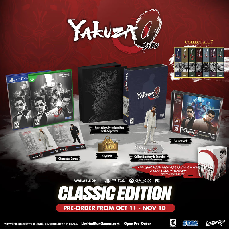 Yakuza 0 Classic Edition - Limited Run #571 [PlayStation 4] PlayStation 4 Video Game Limited Run Games