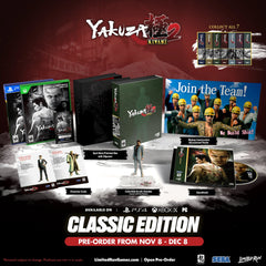 Yakuza Kiwami 2 Classic Edition - Limited Run #037 [Xbox One] Xbox ONE Collector Limited Run Games